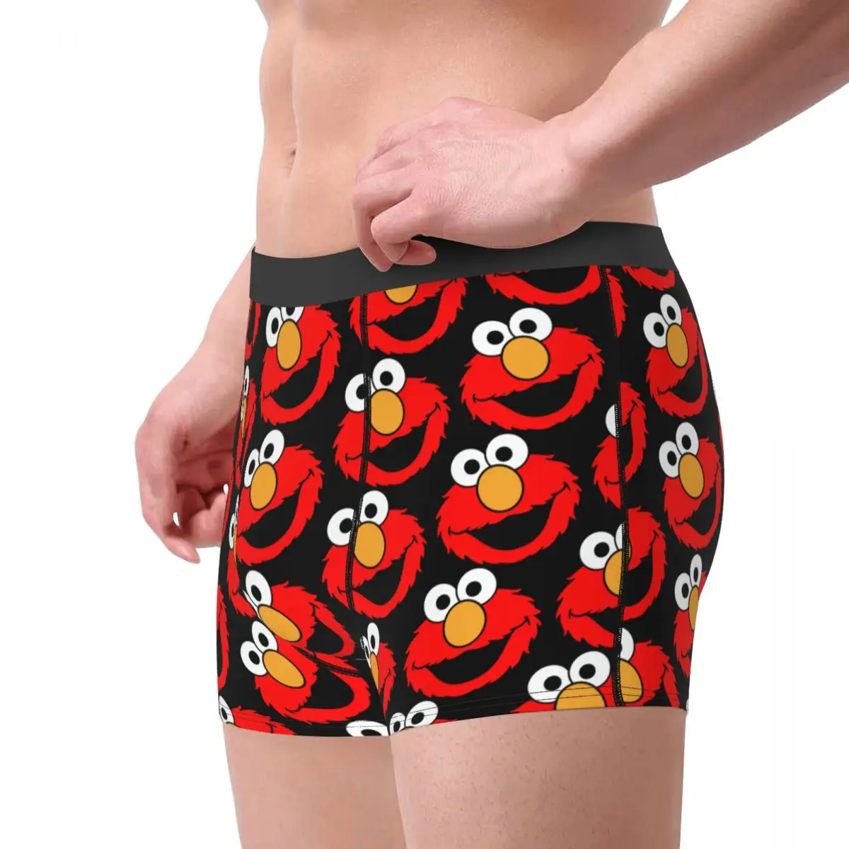 Cool Elmo Face boxer Shorts mutandine mutande da uomo comodi slip slip Sesame Street intimo