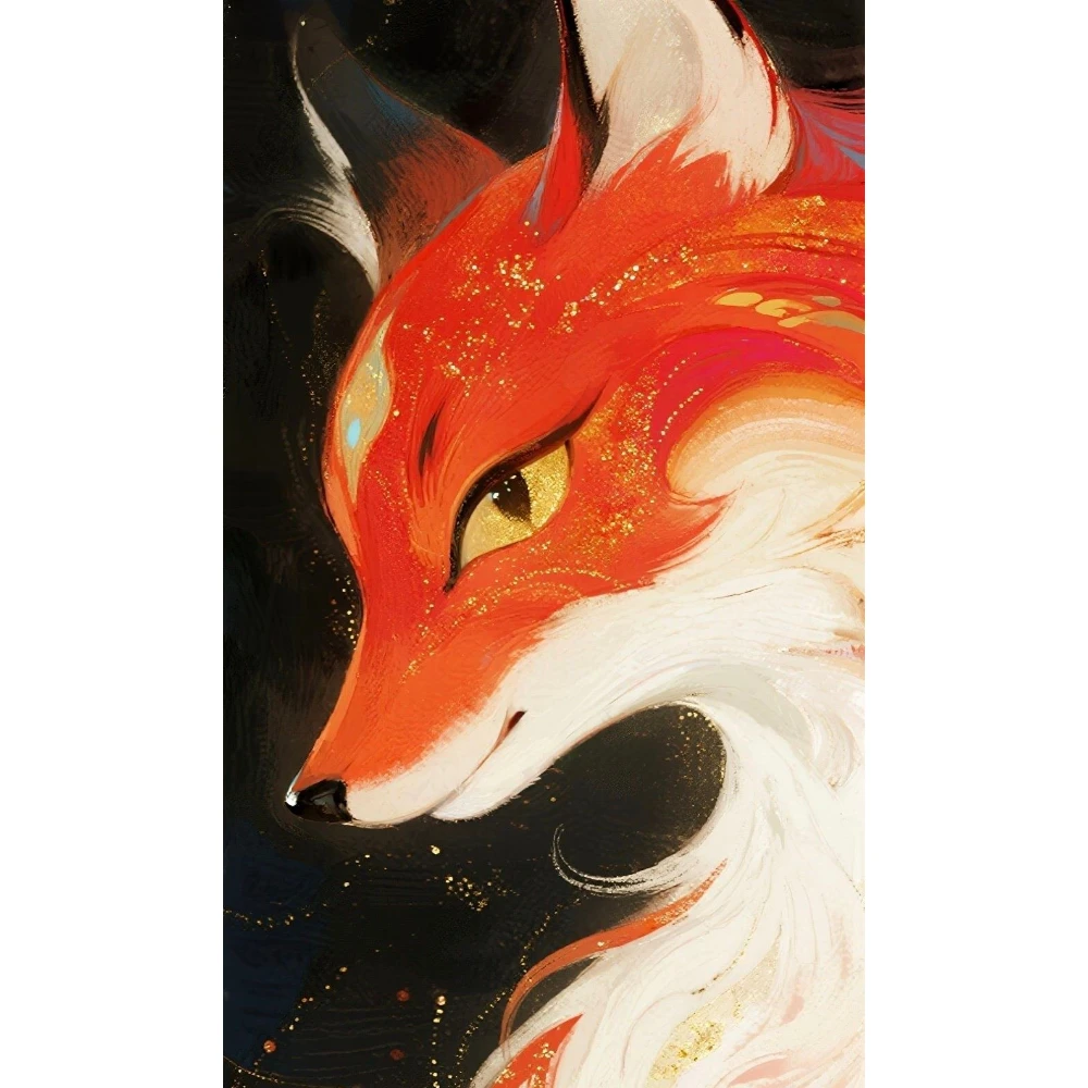 

500/1000/1200/2000 PCS Jigsaw Puzzles Charming Red Fox Animal Family Activity Games for Gameroom Bedroom Home Decor Gift