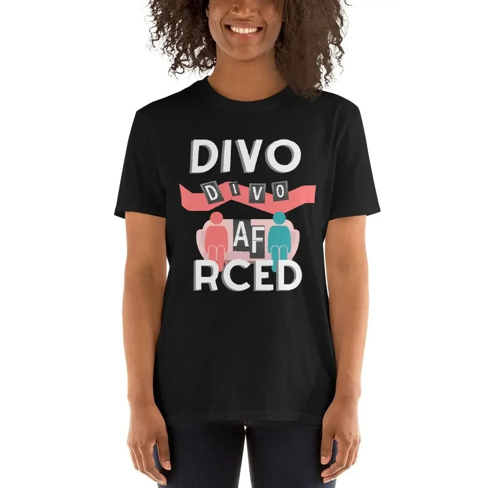 Divorced AF T Shirt Divorce Party for Divorcee
