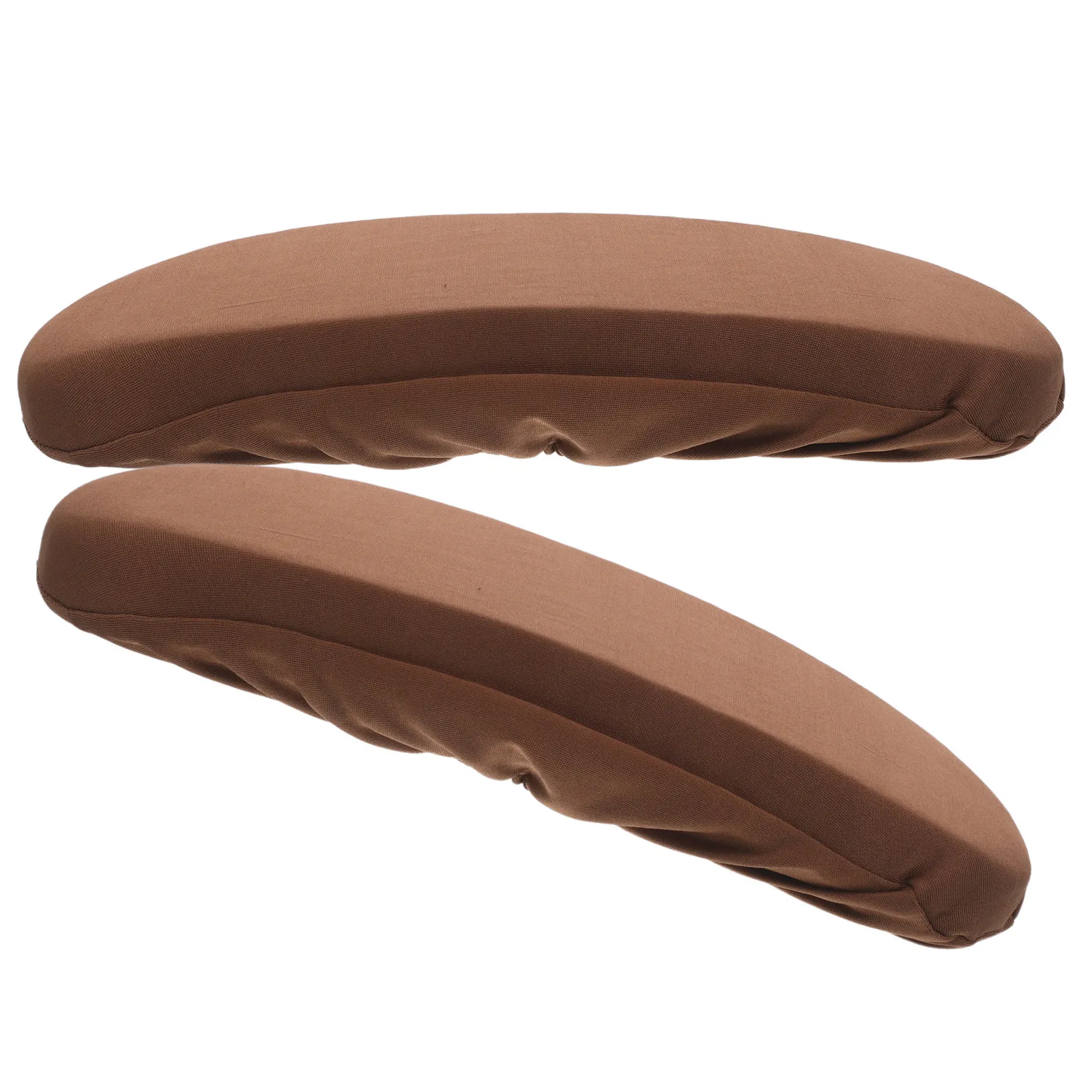 A Pair Office Chair Armrest Pads Memory Foam Forearm Support Cushion Non-Slip Breathable Arm Rest Protector Covers for Desk