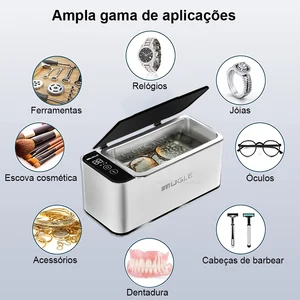 Ultrasonic Cleaner para Óculos e Jóias, Ultrasonic Cleaning Machine, Ultrasound Washing Bath, 500ml, 35W 8 principais vendas maquina de limpeza de joias - №6