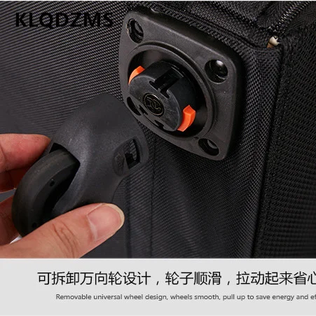 KLQDZMS Luggage Oxford Cloth Cosmetic Case Large Capacity Professional Beauty Manicure Toolbox Multifunctional Makeup Bag