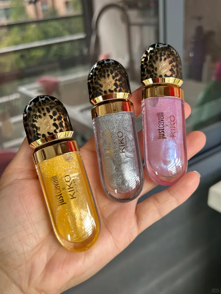 Just Cavalli × KIKO MILANO 3D Hydra Lip Gloss Limited Edition Mirror-like Shine Waterproof Moisturizing Long-Lasting Plumping
