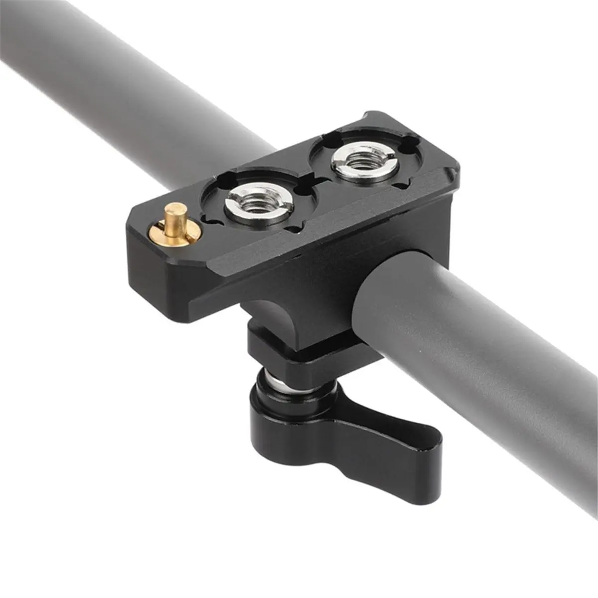 15mm Rod Holder Clamp Mount with NATO Rail Safety Pin or with Anti-Twist Accessories for Camera Cage Rig