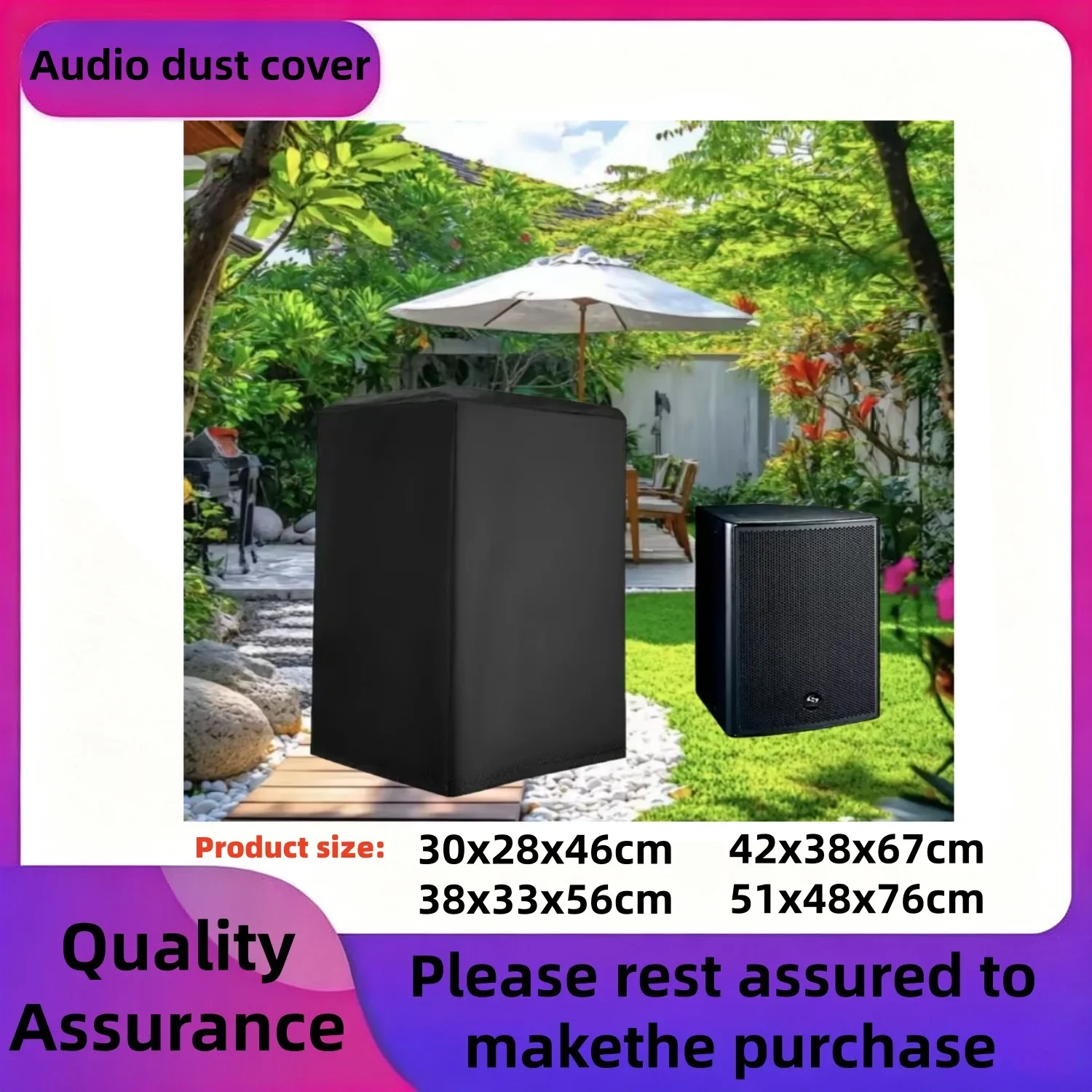 Funda protectora para altavoz, adecuada para Sony MHC V73D, JBL, Boat y otros modelos Partybox, cubierta antipolvo para altavoz portátil