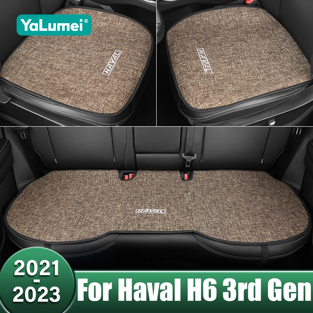 Car Seat Pad Cover Front Rear Back Cushion Breathable Protector Mat Accessories For Haval H6 3rd Gen 2021 2022 2023 GT DHT-PHEV