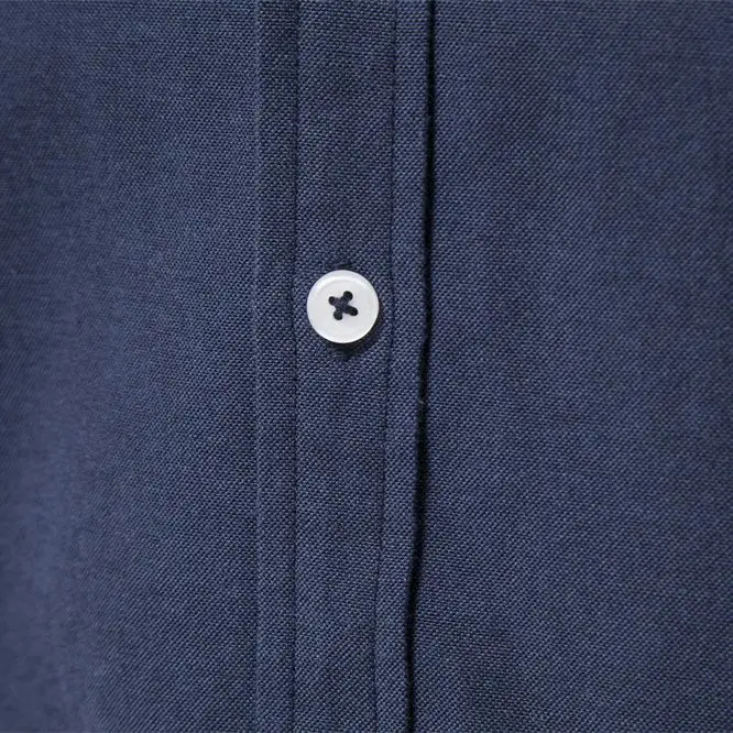 

Мужская длинная све irt из чистого хлопка, повседневная деловая серия Gulots InnerMan0, цветная одежда со стойкой для поездок на работу