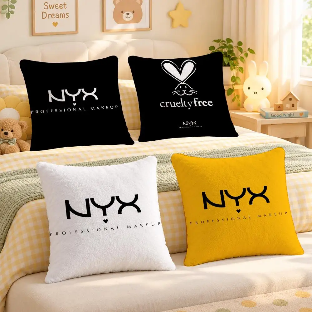 Beauty NYX Makeup Cosmetic Glam Decor Cushion Cover Personalized Decorative Living Room Home Sofa Bedroom Office Car Decor