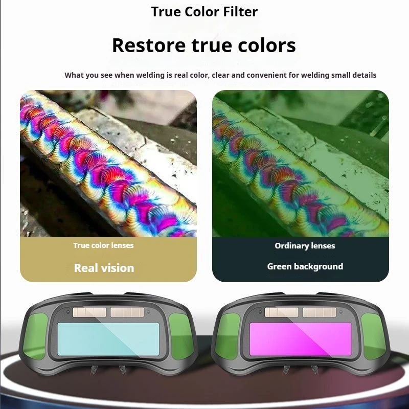 自動遮光溶接ゴーグル TIG MIG アーク強力な光保護アンチグレア安全メガネ
