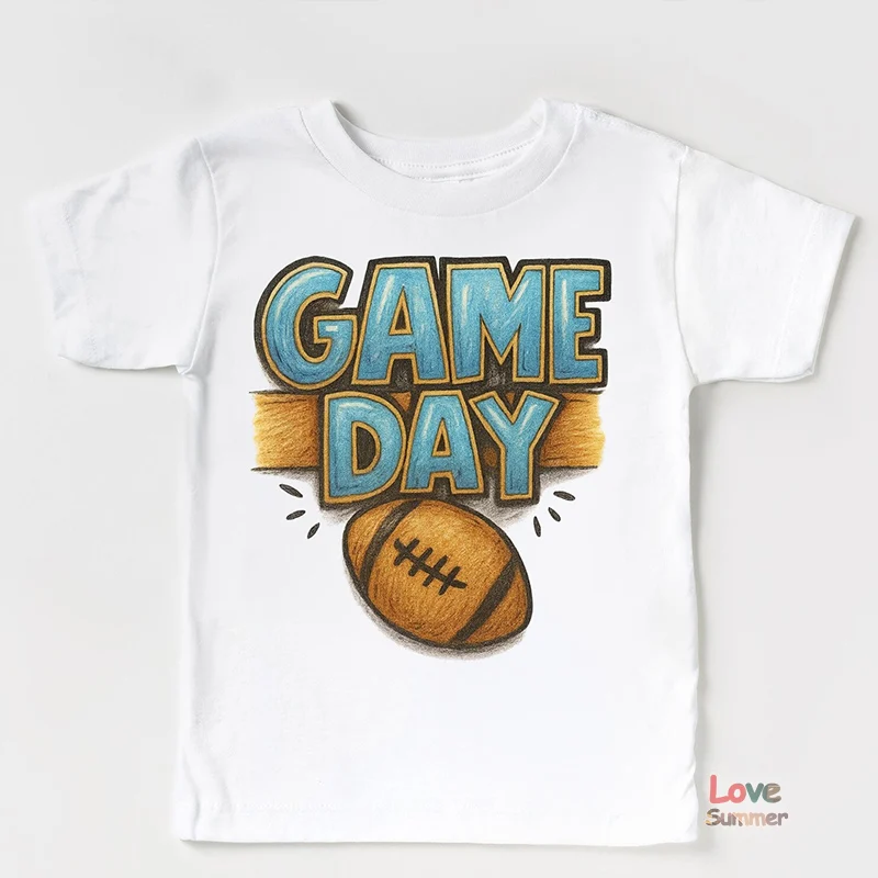 

Футболка для детей с коротким рукавом на футбольный сезон 2026 года, для мальчиков и девочек, идеальный подарок для детей 4-14 лет