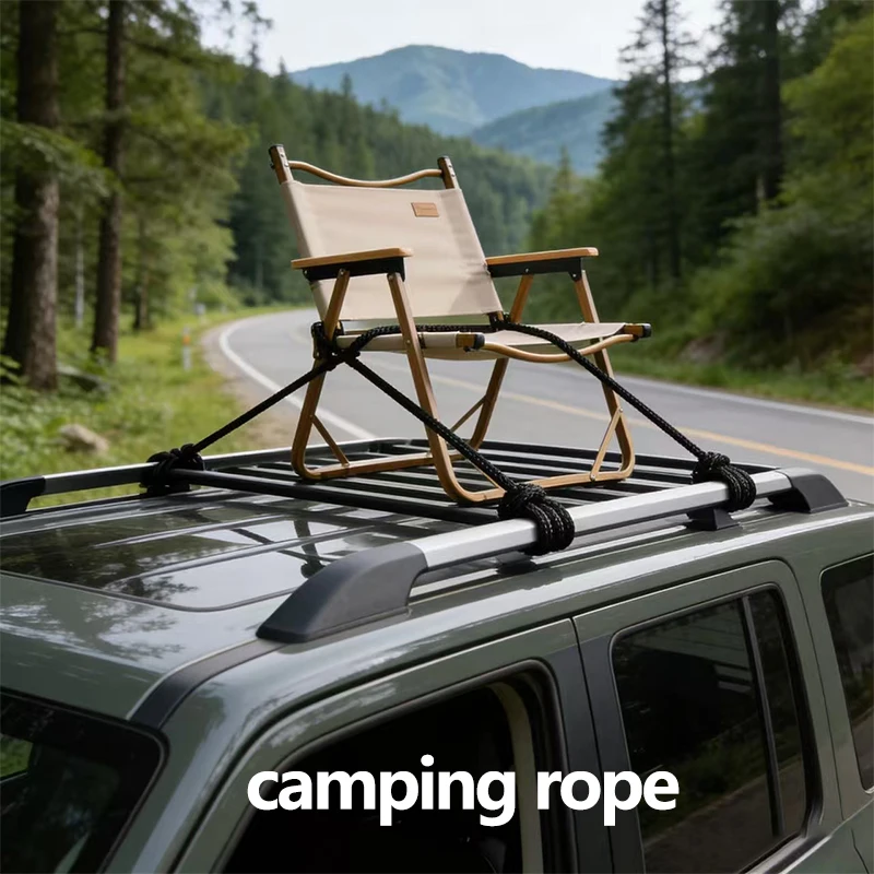 

30 meters - Multifunctional nylon rope that can be used as a clothesline rack, tent accessory rope, and luggage item lanyard