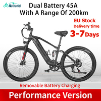 Nathaniel Electric Bike 48V 27.5-inch dirt bike with soft-tail shock absorbers Mountain Bike 20Ah lithium battery electric bike