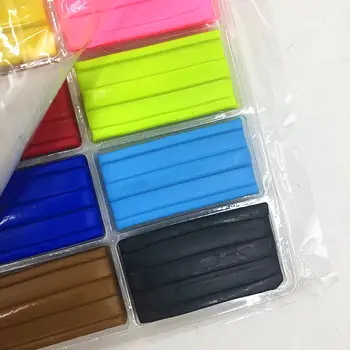 12-24色聚合物黏土 DIY黏土 手工製作 免燒兒童彩繪陶土 適合娃娃雕塑 10 最佳銷售 聚合物黏土套裝 - №9