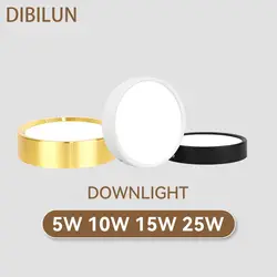 Mini Surface Mounted LED Downlight AC85-265V Panel Spot Light Ultra Thin Ceiling Lamps  Indoor Lighting For Living Room Bedroom