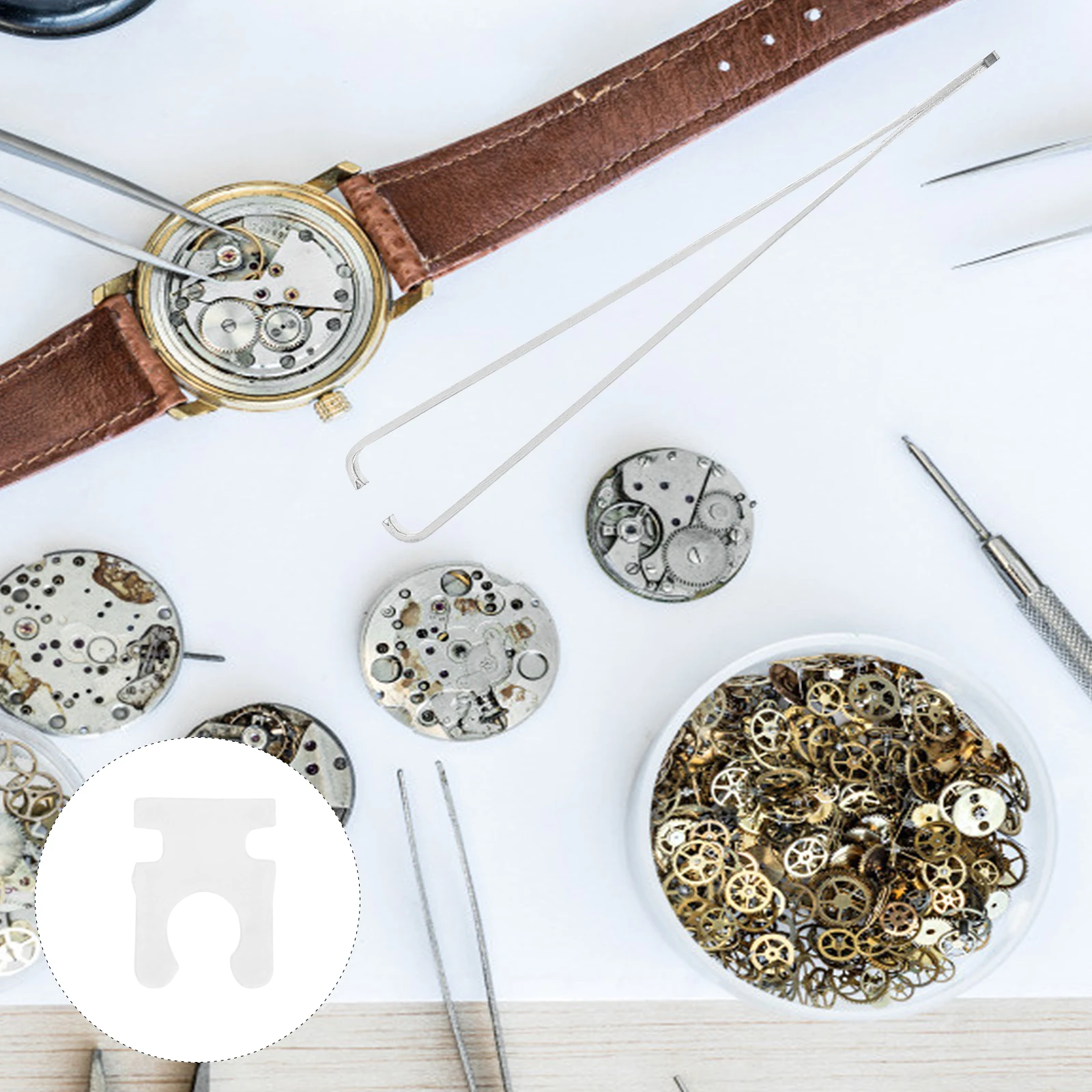 

1000pcs Watch Stop-second Crown Stopper Thin Repair for Wristwatch Compatible with Most Watches Durable