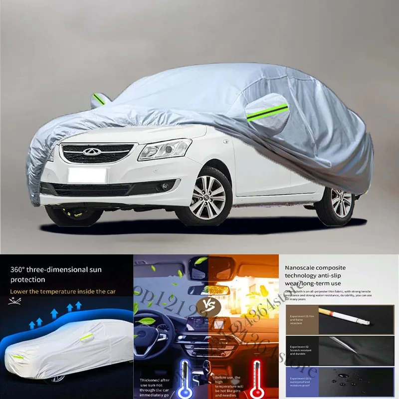 

For Chery-E3-Auto Anti snow Anti dust Anti-uv Anti peeling paint And Anti Rainwater 210t Car cover protection