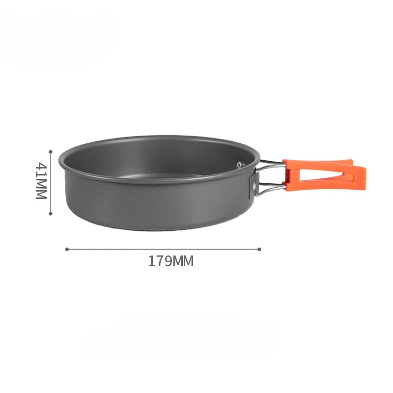 Tableware for Camping Gadgets Griddle Bag Outdoor Cooking Pots Sets Camping Frying Pans Picnic Utensils for Kitchen Cookware Set