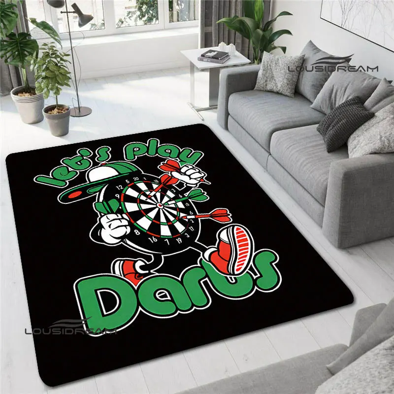 Sport carpet dart target printing carpet room decor cute rug area rug carpets for living room rugs for bedroom birthday gift