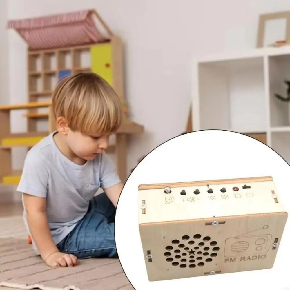 

Ручная работа DIY FM-радио ручная сборка Power Bank научное образование радио паровая модель многофункциональная