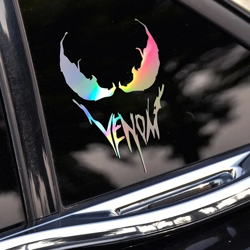 13 cm große Venom-Autoaufkleber für Fenster, Türen, Karosserie, wasserfeste Aufkleber, Venom-Dekorationszubehör für Motorrad-Kraftstofftank-Dekoration – Detail 2
