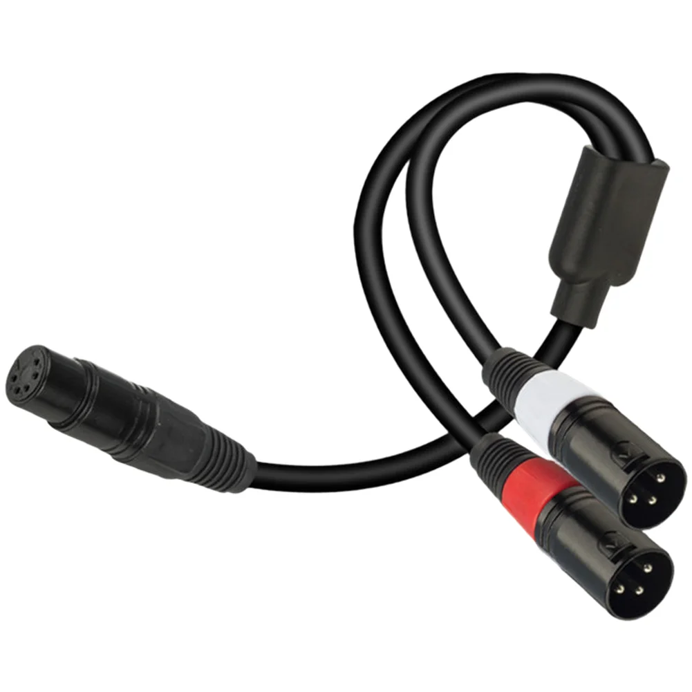 Audio Conversion Cable 24AWG Oxygen-free Copper XLR Female To Dual 3 Pin Male Audio Splitter Cable Premium Shielded For Mixer