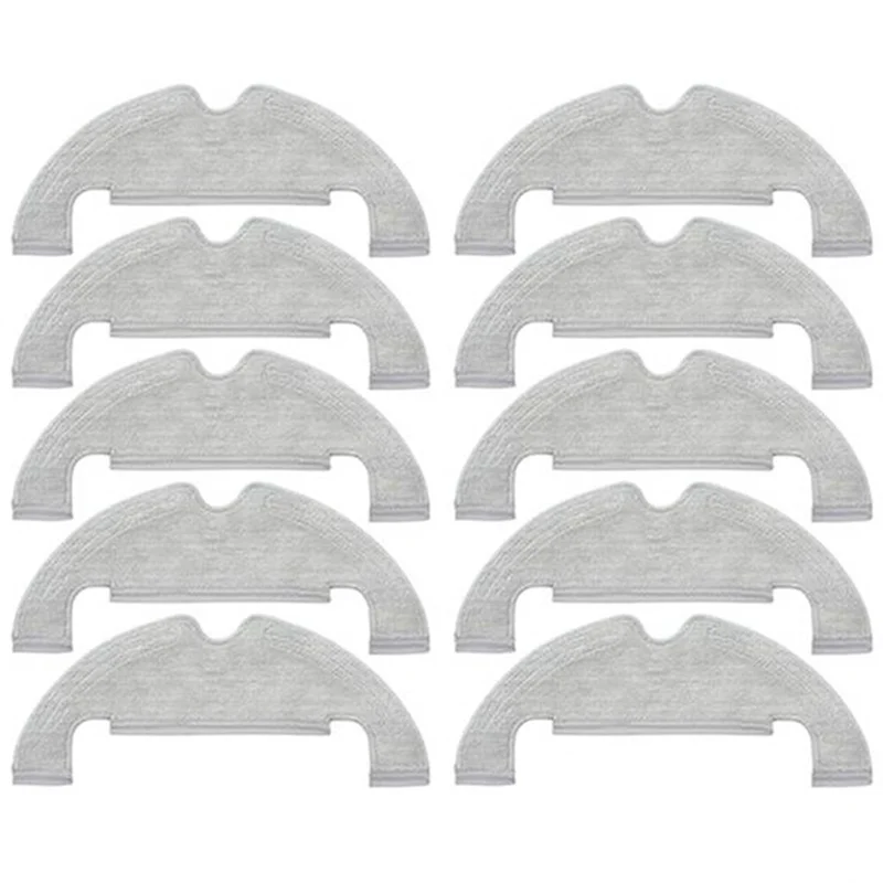 Mop Pano Rag Pad para Xiaomi Dreame Bot, Substituição para D10 Plus, Aspirador RLS3D, Peças De Reposição, 10Pcs