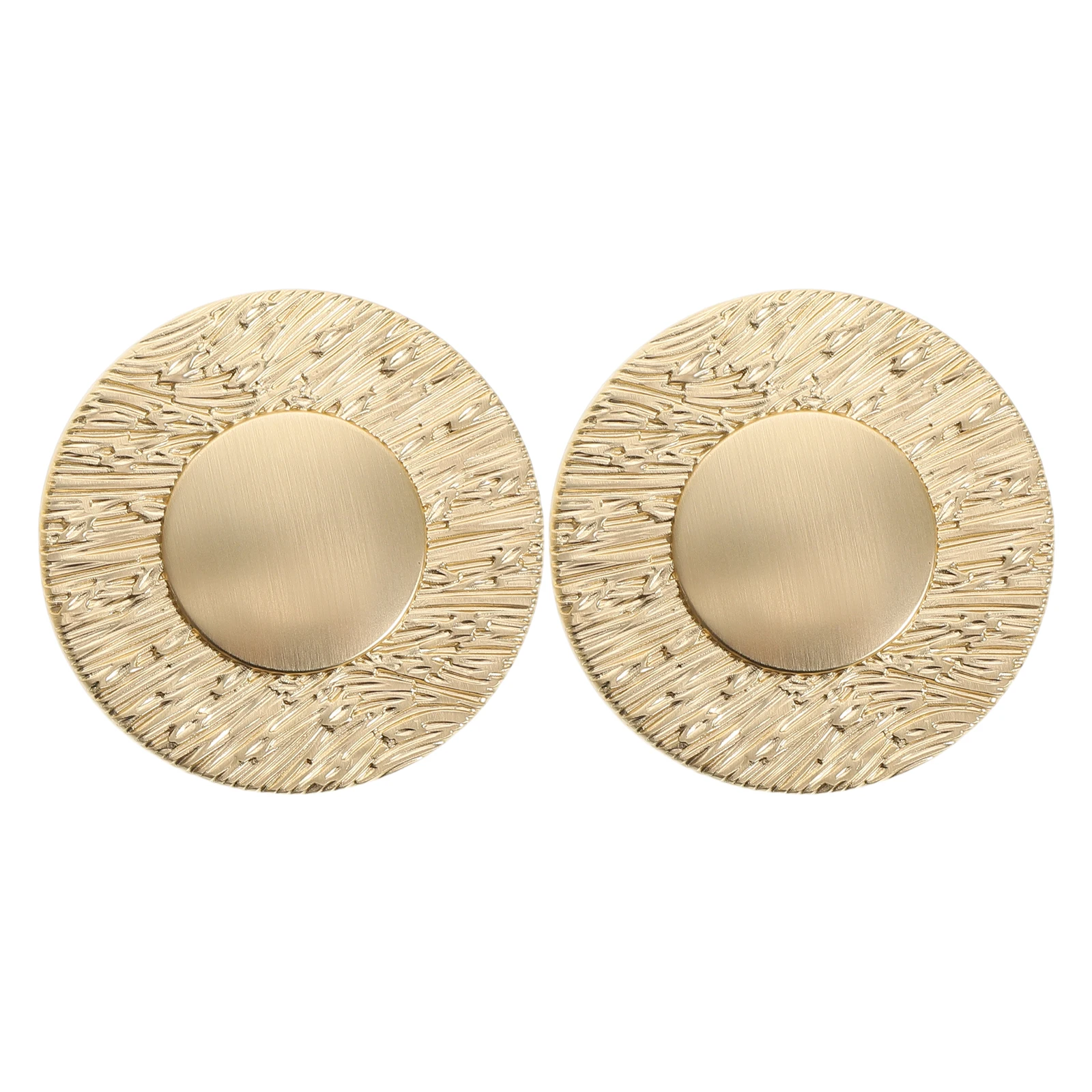 

2pcs Cabinet Door Pulls Hardware Handles Round Drawer Kitchen Furniture Modern Wardrobe Dresser Knobs Copper Golden