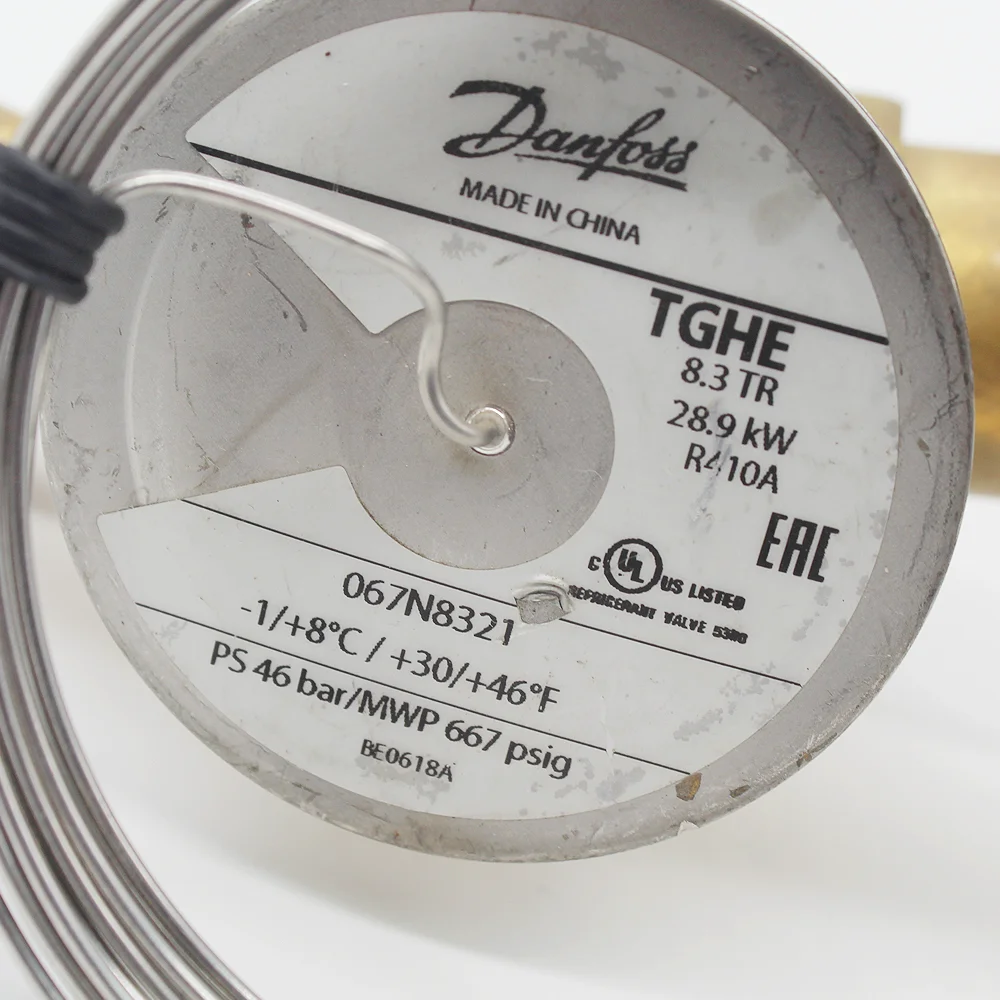 Обход горячего газа Danfoss Reg 067N8321 TGHE 8.3TR 28,9 кВт R410A новый и оригинальный в наличии