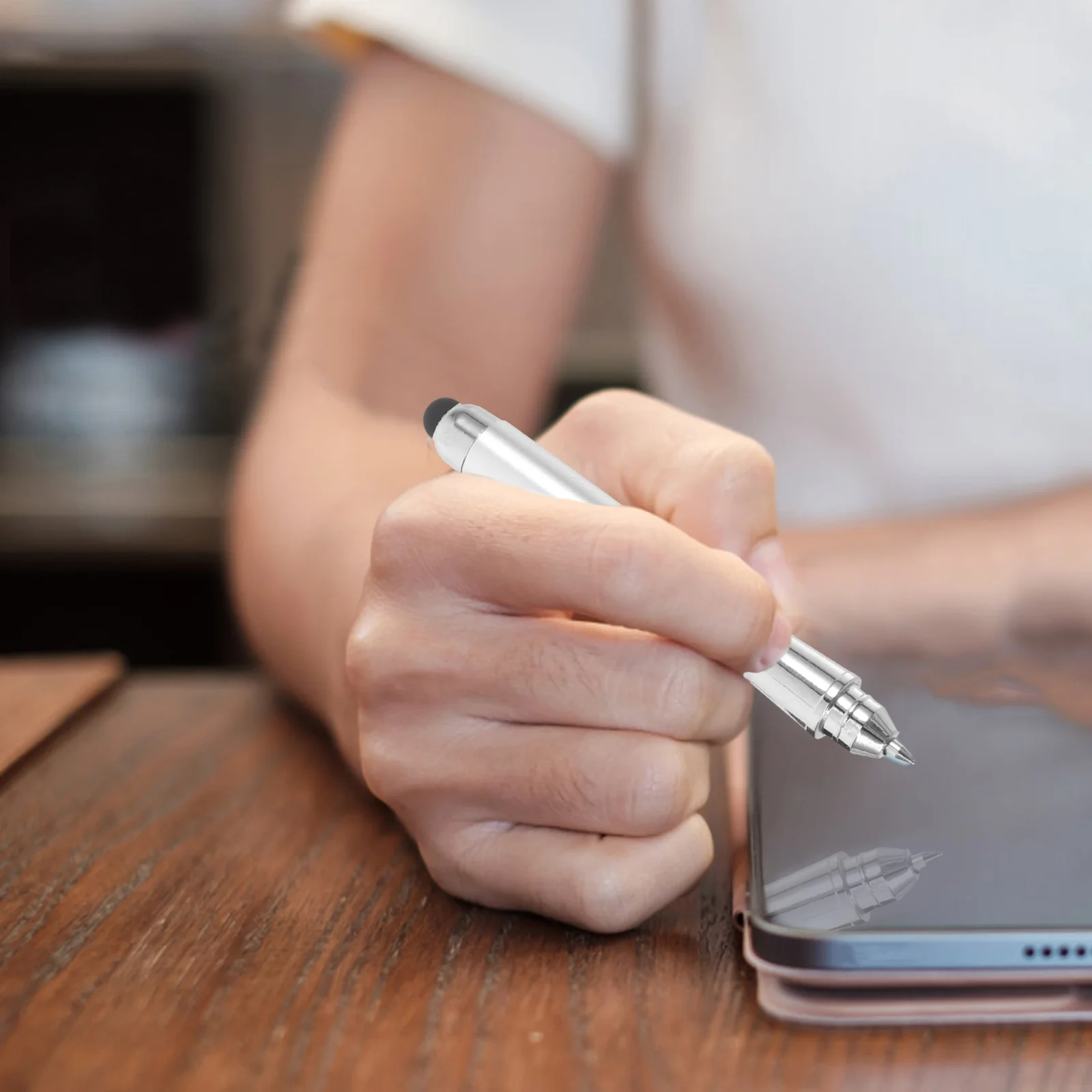 

12pcs Touch Screen Stylus Pen Keychain Capacitive Ballpoint Mini Portable Writing Tool for Phone Tablet Accessories