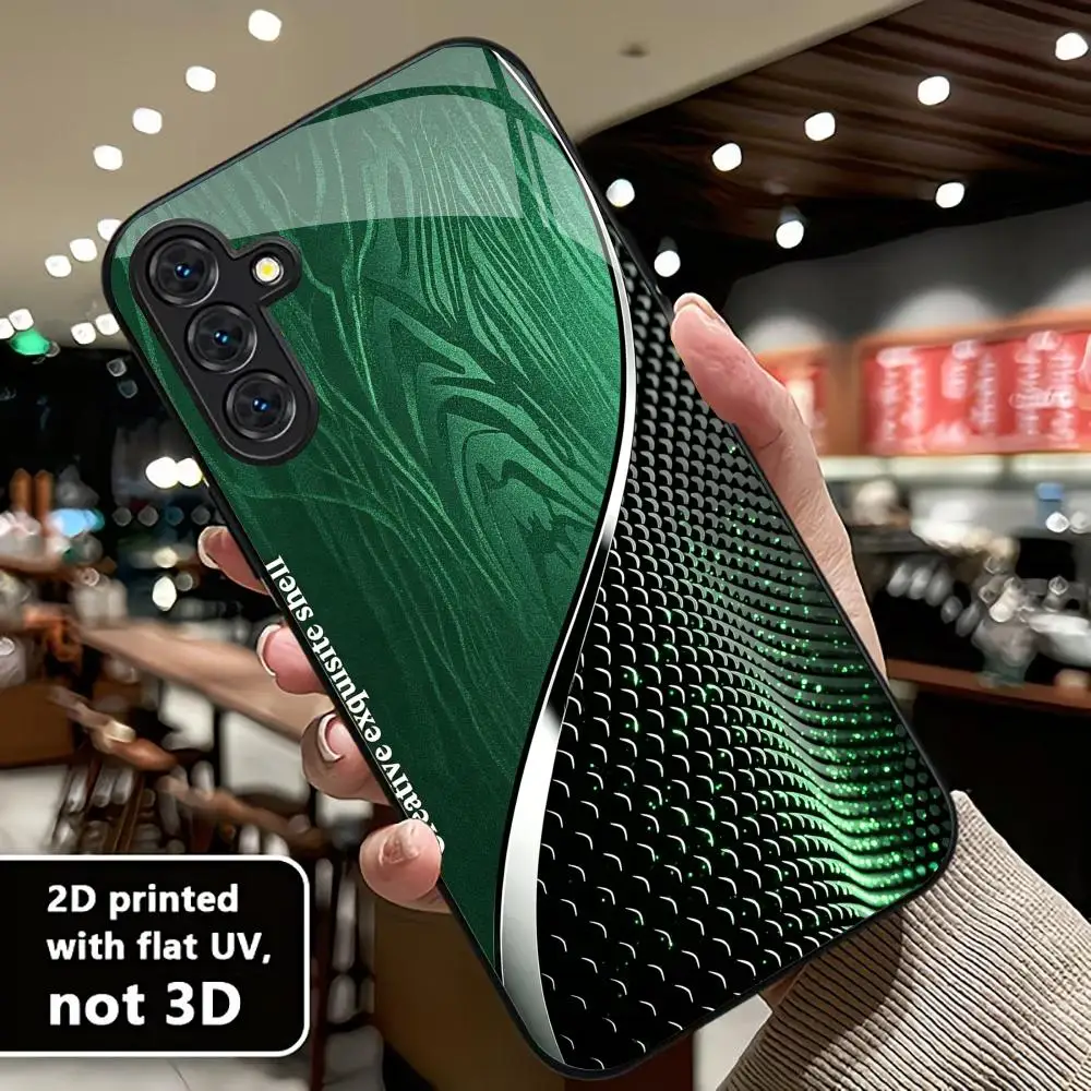 New Green Zebra Textured s26 ultra case s25 ultra case phone case glass for Samsung Galaxy S26 S25 S24 S23 S22 FE,Ultra,Plus