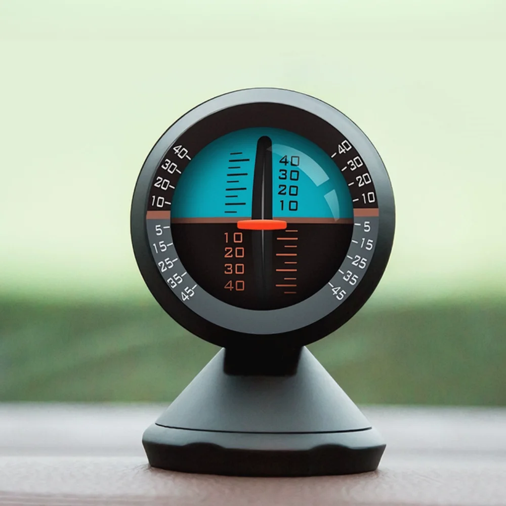 سيارة المنحدر الميل مستوى الميل مقياس المؤشر المنحدر متر التدرج موازن متعدد الوظائف للتخييم في الهواء الطلق