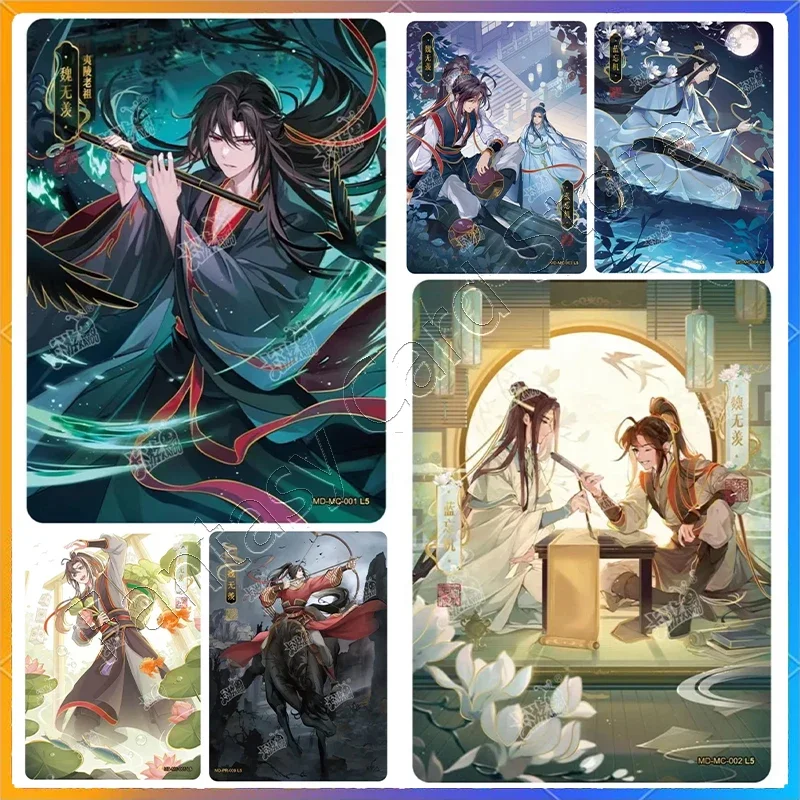 Original KAYOU Animation MoDaoZuShi Cards MC Card Drunk Dreams Wei Wuxian Lan Wangji Signature Card Collection Card Master Devil