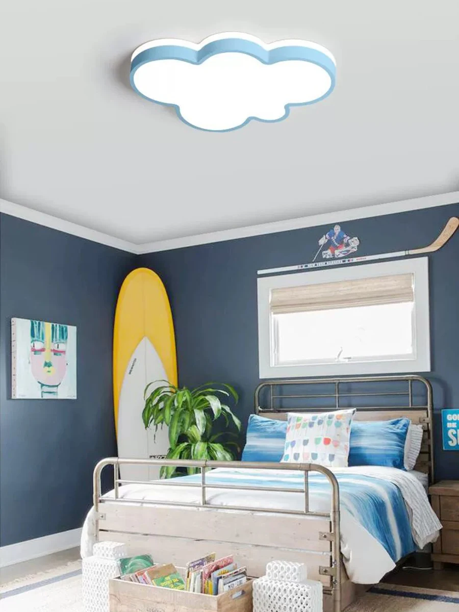 Modern Minimalist Nordic Cloud Light, Universal for Kids'/Bedrooms/Living Rooms, Warm Ceiling Light for Boys & Girls