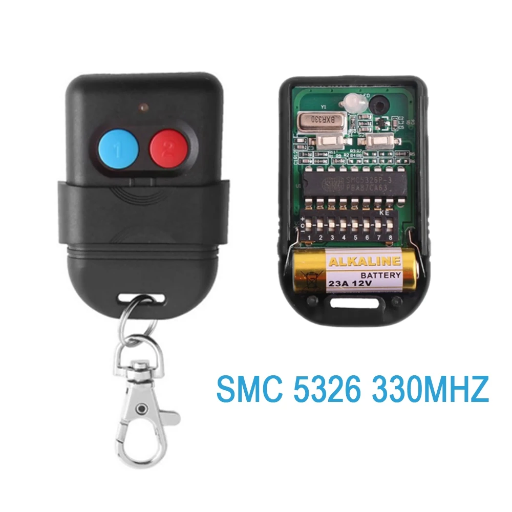 Auto Gate SMC5326 5326 330Mhz 433Mhz 8 Dip Switch Auto Garage Duplicate Remote Control Duplicate