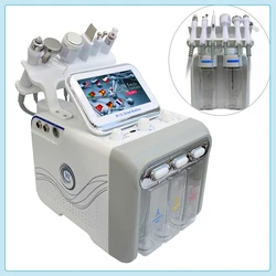 AOKO 6 in 1Facial HO2O Small Bubbles Dermabrasion Machine Blackhead Remover Lifting Face Cleaning Machine Oxygen Jet Peel facial