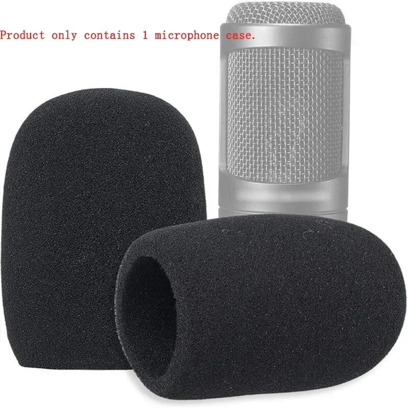 1PC Foam Mic Windscreen, Microphone Cover Pop Filter For Audio Technica AT2020 ATR2500 AT2035 And Other Large Microphones