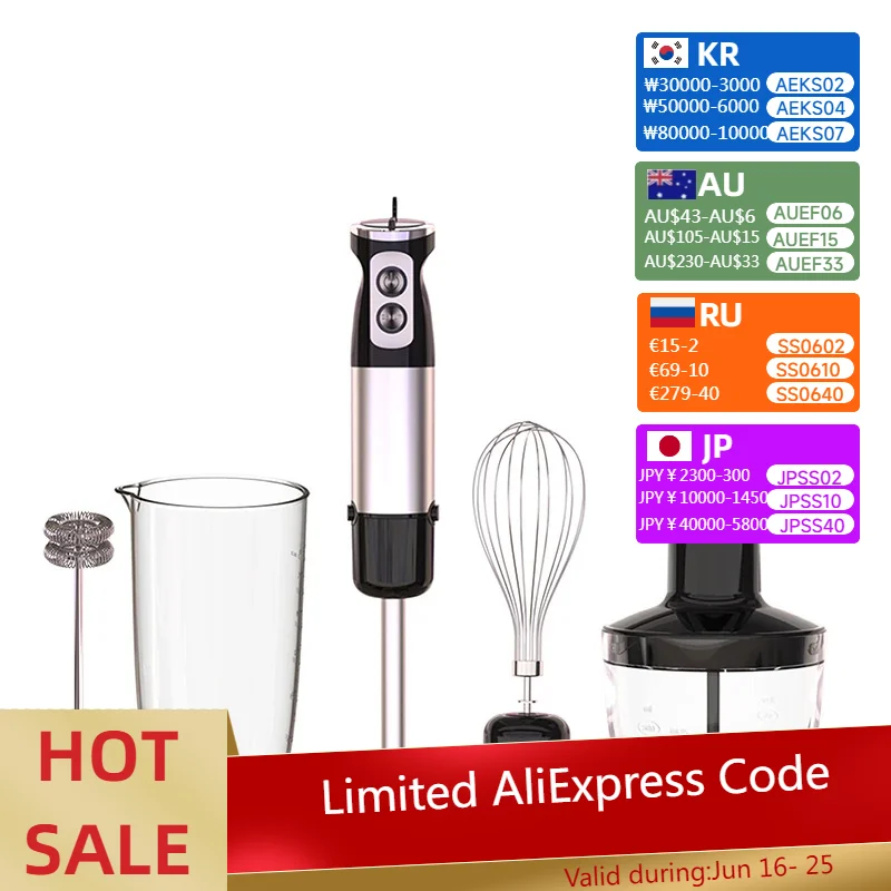 HB-8001 Electric Blender Mixer High Power Food Processor Mixer Kitchen Ice Juicer Crushing Vegetable Fruit Stirring Meat Grinder