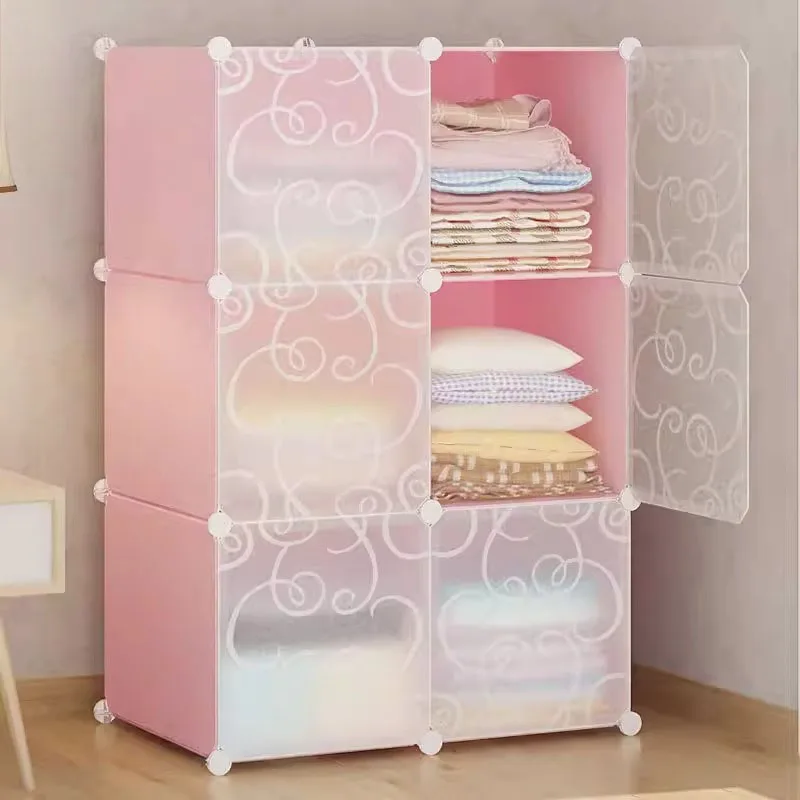 Organizer Clothes Wardrobe Bedroom Storage Partitions Cabinet Plastic Display Wardrobe Modern Guarda Roupa Trendy Furniture