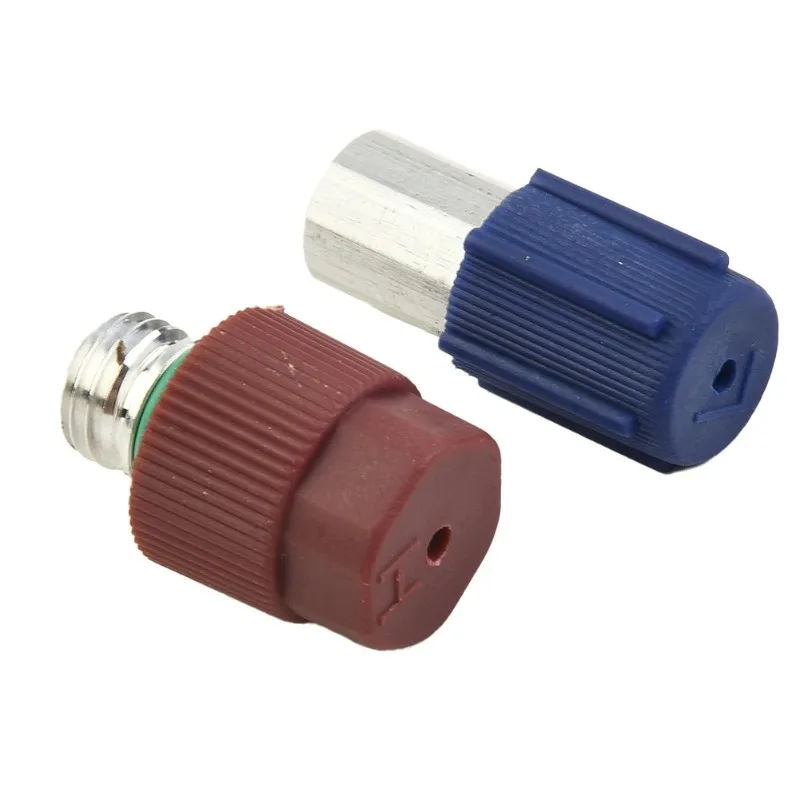 2pcs R134a Air Conditioning HD ND Connections Car Air Conditioner for Ford Opel Seat Skoda ND Adapter Und 357820795J 357820795H