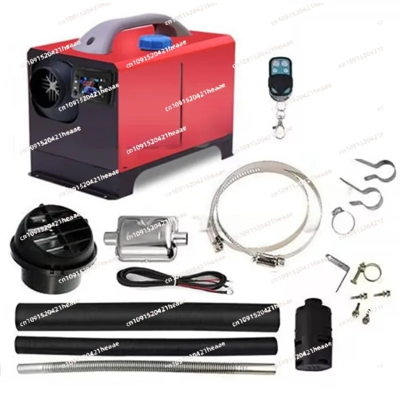 Suitable for LCD +Pipe  Air Heater  Truck Heater Accessories2-8KW Car Air Parking Heater 12/24V Dual Voltage