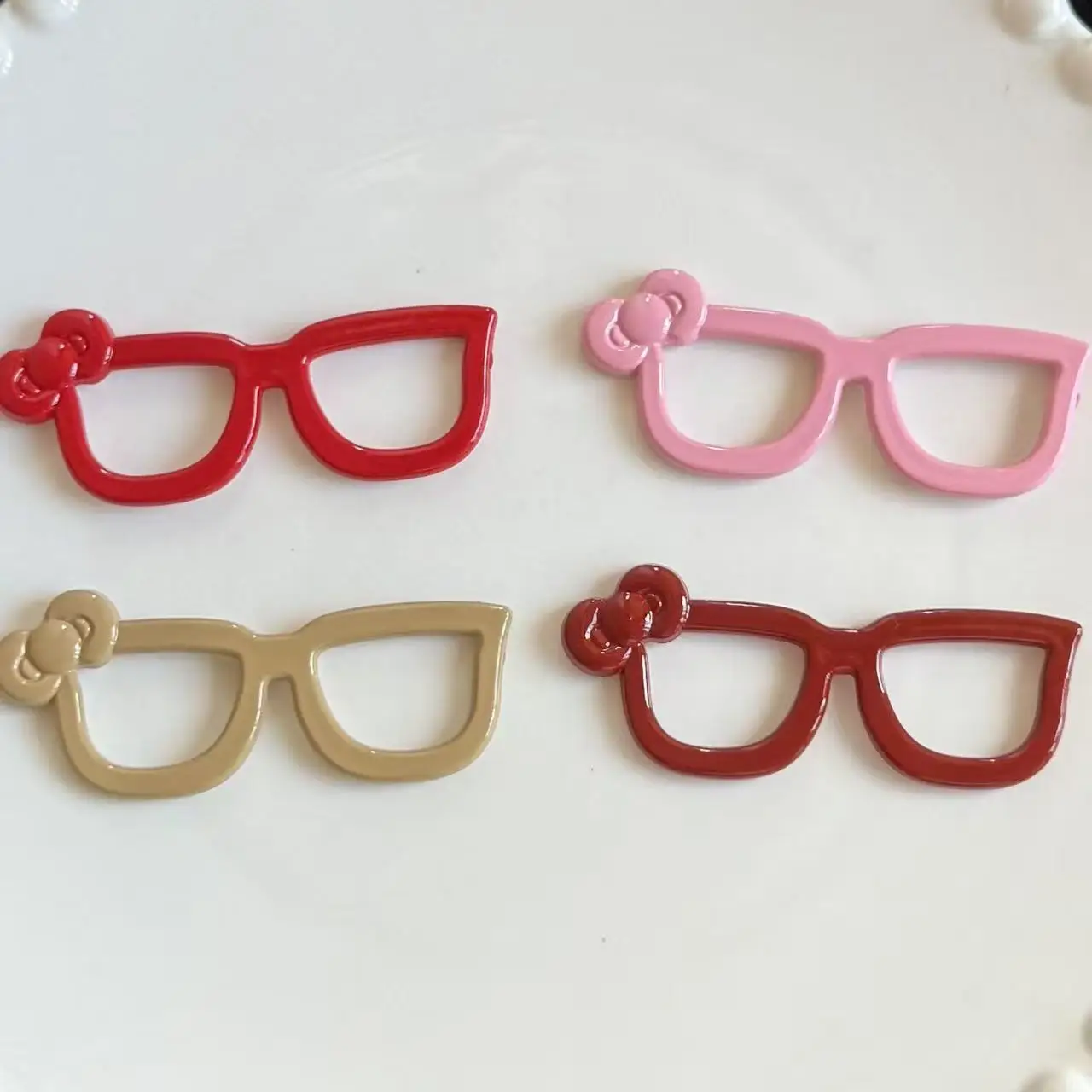 20*65mm resin cute cat glasses sweet cool style diy jewelry accessories keychain
