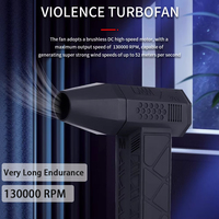 X3 High-speed Turbo 130,000 Rpm Brushless Violent Fan Handheld Rechargeable Outdoor Powerful Dusting Hair Dryer