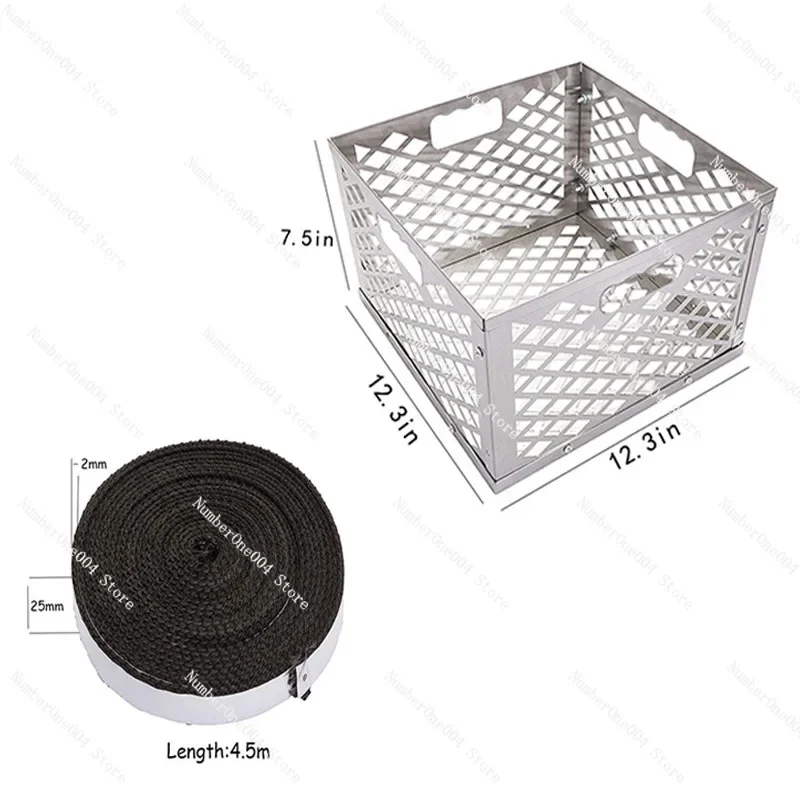 

BBQ Hood Modification Kit Smoke Oven Modification Tools DIY Smoker Accessories for Outdoor Grills