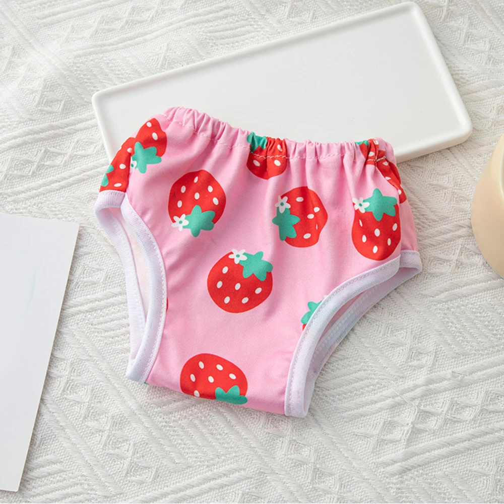 Pantalones fisiológicos con estampado de dibujos animados para perros, pantalones menstruales para perros, bragas para mascotas, pañal para perros,