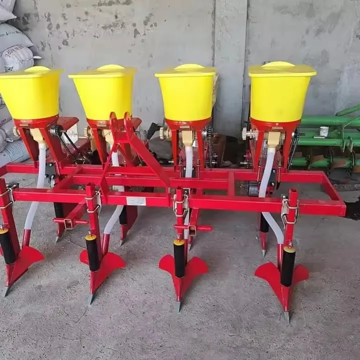 Corn Maize Seeder Planter / 4 Row Corn Planter With Fertilizer In Stock