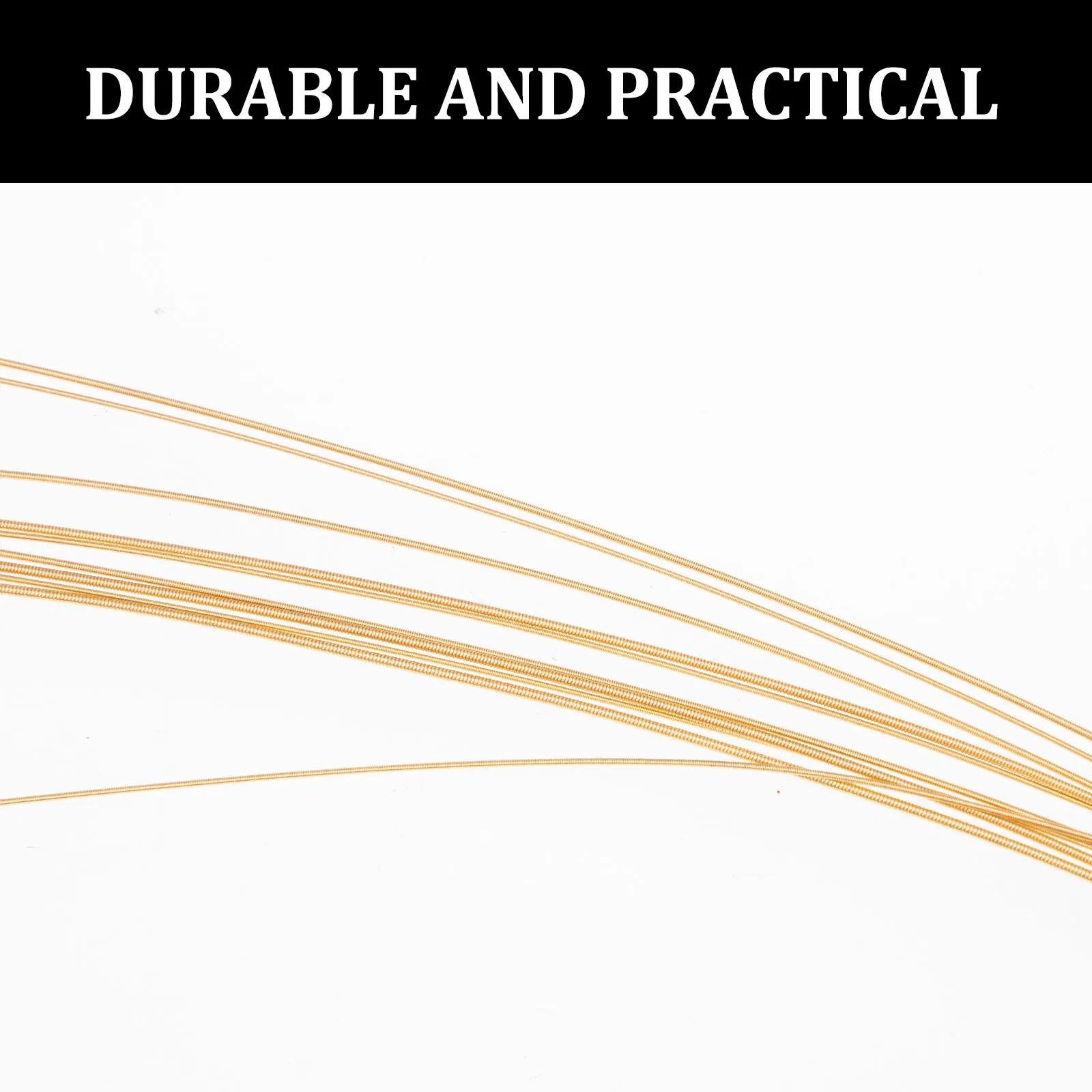 

24 Strings Acoustic Musical Instrument Accessories Durable Lyre Parts Fittings Stringed Instruments Ocean