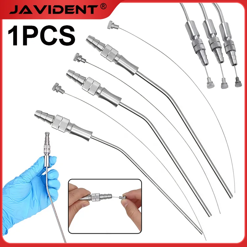 Metal Suction Tubes for Dental Implant Surgery; Stainless Steel Saliva Ejectors; Heat-Resistant; Dental Instruments and Tools