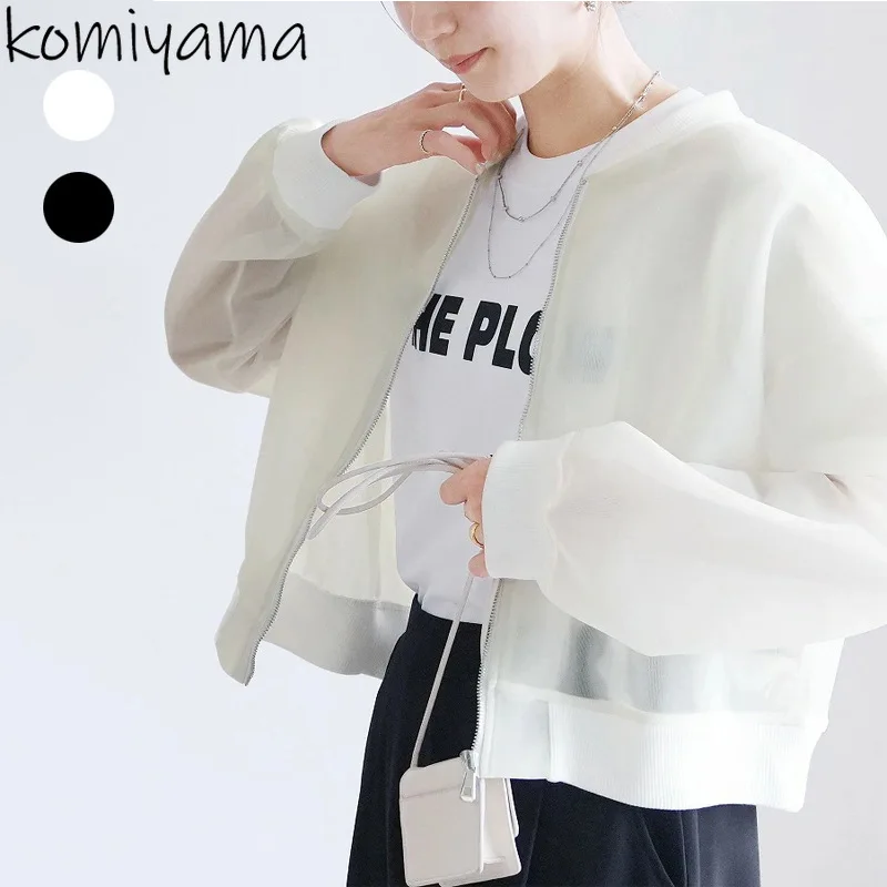 

Japanese Loose Casual 2025 Casaco Sun Protection Chaquetas De Mujer Zipper Jaqueta Feminina New Woman Jacket Outerwears