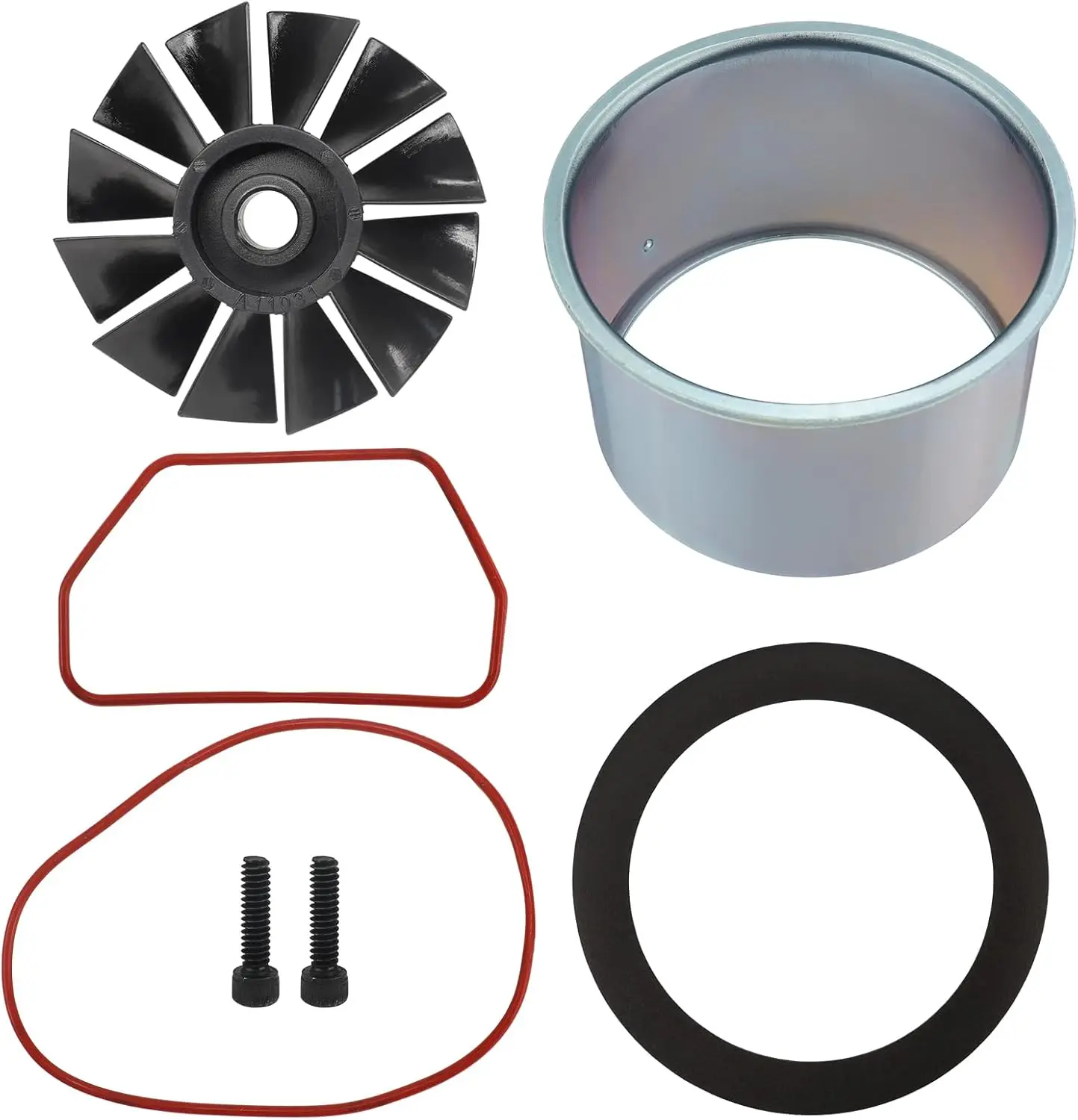 Kit de Anillos de Pistón para Compresor de Aire NO38785 Compatible con los Modelos DeWALT D55146 D55167 D55168 para Black&Decker 919-16755 919-16760 919-1