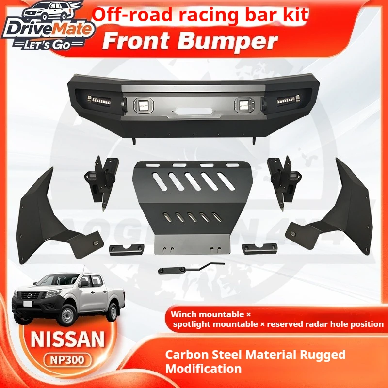 

Suitable for 15-20 NAVARA NP300 FRONT BUMPER Bumper Anti-Collision Navara Racing Bumper FF Model